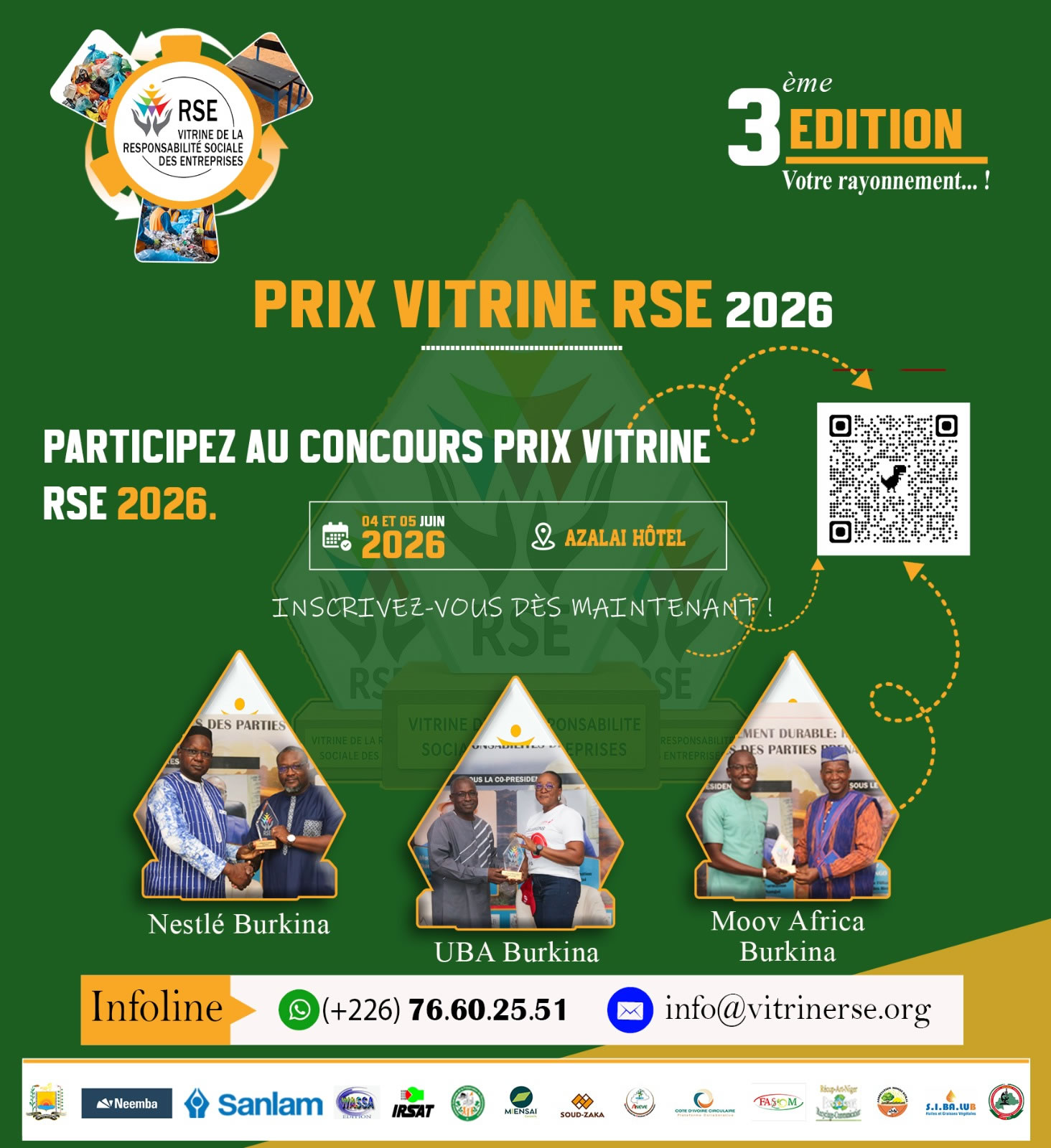Inscription Vitrine RSE
